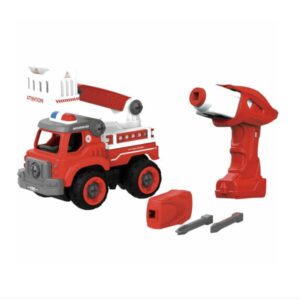 Пожежна машина іграшка; Пожежний кран з електродвигуном DIY Spatial Creativity
