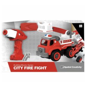 Пожежний кран іграшка; Пожежний кран з електродвигуном DIY Spatial Creativity