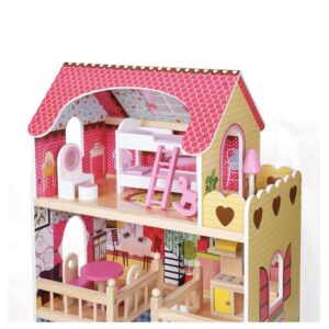 Деревяний будиночок;іграшки для дівчаток;ляльковий будиночок