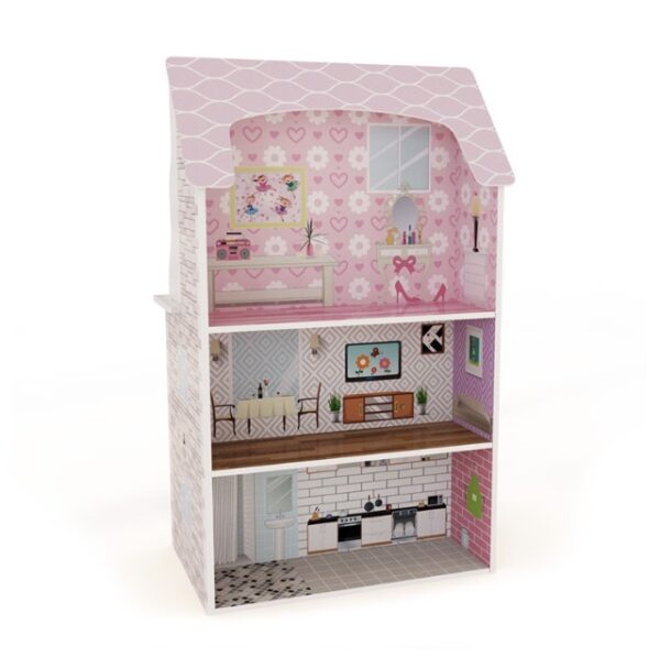 Деревяний будиночок;деревяна кухня;іграшки для дівчаток;ляльковий будиночок