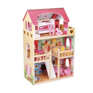Деревяний будиночок;іграшки для дівчаток;ляльковий будиночок