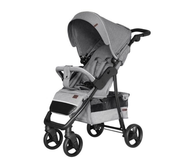 Візок прогулянковий Carrello Quattro CRL-8502/3 Shark grey + москитна сітка;візок прогулянковий;коляска прогулка;візок прогулка;дитяча каляска;дитячий візок;carrello