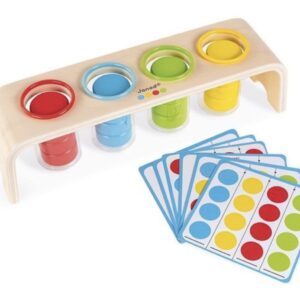 Сортер Janod Вивчаємо кольори J05066;сортер;розвиваючі іграшки;іграшки для дітей;іграшки для найменших;вивчення кольорів