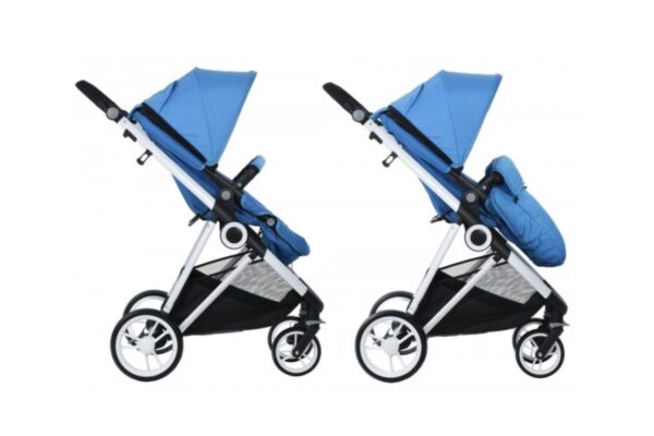 Універсальна коляска 2в1 Miqilong MI BABY T900 Navy Blue (T900-U2-BL01);каляска універсальна;коляска 2в1;візок 2в1;візок дитячий;коляска дитяча