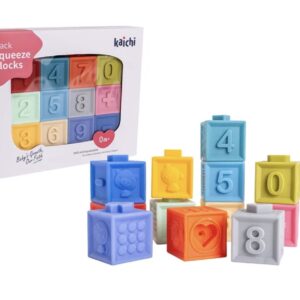 Набір гумових кубиків Askato 111858;набір кубиків;кубики мякі;дитячі іграшки; Askato 111858; Набір кубиків Askato ;Askato