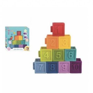 Набір гумових кубиків BamBam 432486;набір кубиків;дитячі іграшки;сенсорні кубики;BamBam 432486; Набір гумових кубиків BamBam ;