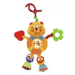 Підвіска плюшева котик BabyMix 8562-24C;іграшка плюшева;підвіска іграшка;дитячі іграшки; BabyMix 8562-24C; Підвіска плюшева BabyMix ;BabyMix;BabyMix луцьк