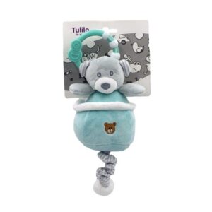Підвіска музична Ведмедик блакитний Tulilo 9022;плюшева іграшка;плюш Tulilo; Tulilo 9022; Підвіска музична Tulilo ; Tulilo