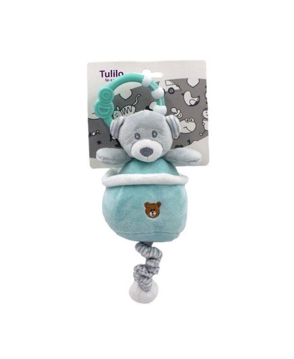Підвіска музична Ведмедик блакитний Tulilo 9022;плюшева іграшка;плюш Tulilo; Tulilo 9022; Підвіска музична Tulilo ; Tulilo