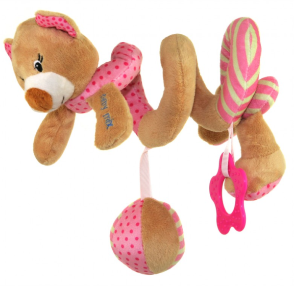 Спіральний ведмедик рожевий BabyMix STK-16432P;Спіральний ведмедик рожевий BabyMix;Спіральний ведмедик;Спіральний ведмедик BabyMix;BabyMix STK-16432P;BabyMix