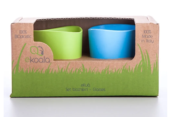 Набір стаканів eKoala E012;eKoala E012; eKoala;дитячий посуд;пластикові стакани;посуд для немовлят