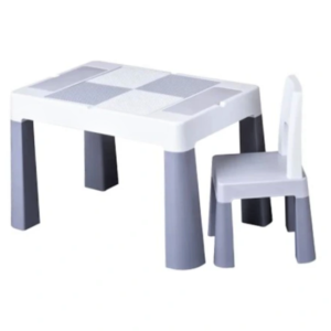Комплект стіл + стілець Tega Multifun grey MF-001-106;Комплект стіл + стілець Tega Multifun grey;Комплект стіл + стілець Tega Multifun ;Комплект стіл + стілець Tegababy;Tega Multifun;дитячі меблі;дитячий столик;столик для конструктора