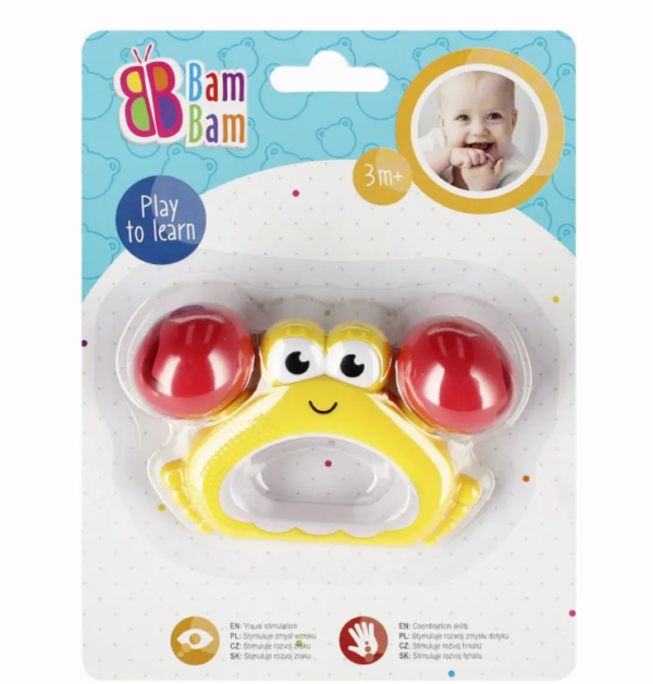 Брязкальце BamBam 515007;Брязкальце BamBam; BamBam 515007;Брязкальце;брязкальце для діток;іграшки для новонародженних; BamBam